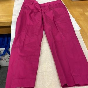 Magenta crop pants